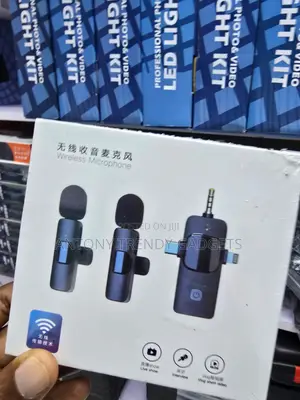 Professional Dual Wireless Microphone for Vlogs Interviews