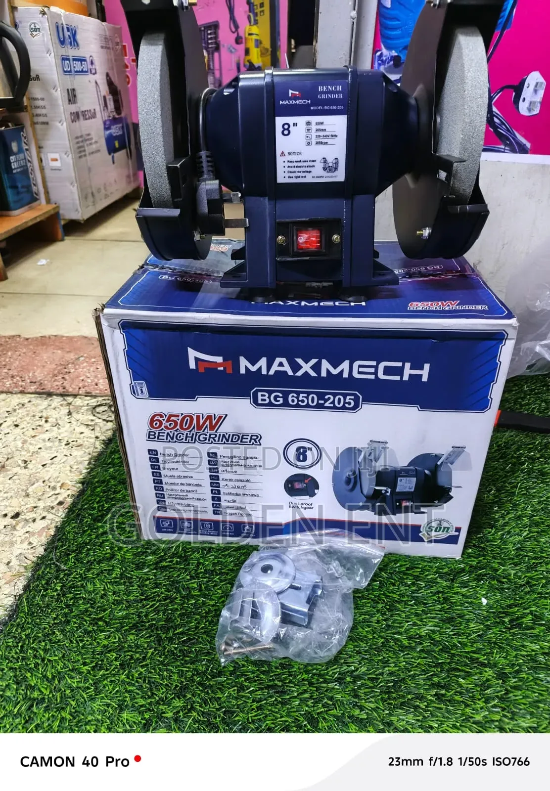 Maxmech 8" Bench Grinder / Quality Bench Grinder