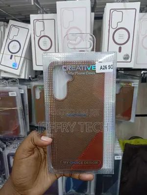 Samsung Galaxy A26 Brown Leather-Like Back Cover