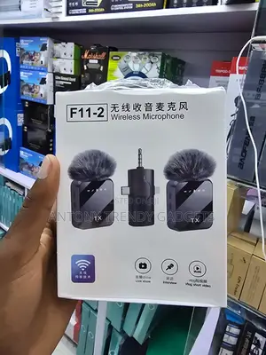 F11-2 Dual Wireless Microphone 3-in-1 Receiver Recording Kit