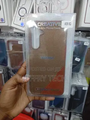 Samsung Galaxy A35 5g Premium Leather Finish Back Cover