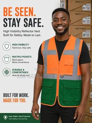 Reflector Jacket Orange/Green Reflector Jacket