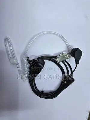 Fbi Walkie Talkie Earpiece 2 Pin Radio Headset With PTT