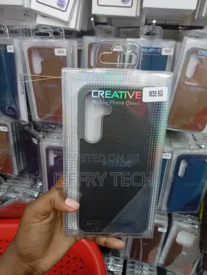 Samsung Galaxy M35 Smooth Leatherette Corner Finish Case