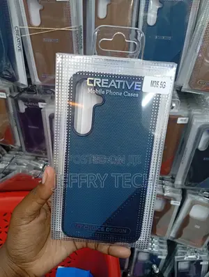 Samsung Galaxy M35 5g Creative Stylish Blue Mobile Phone Case