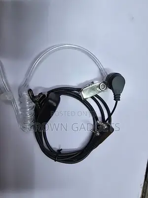 Clear Acoustic Tube Radio Earpiece for Professional Communication