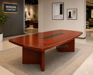 Mahogany Boardroom Table