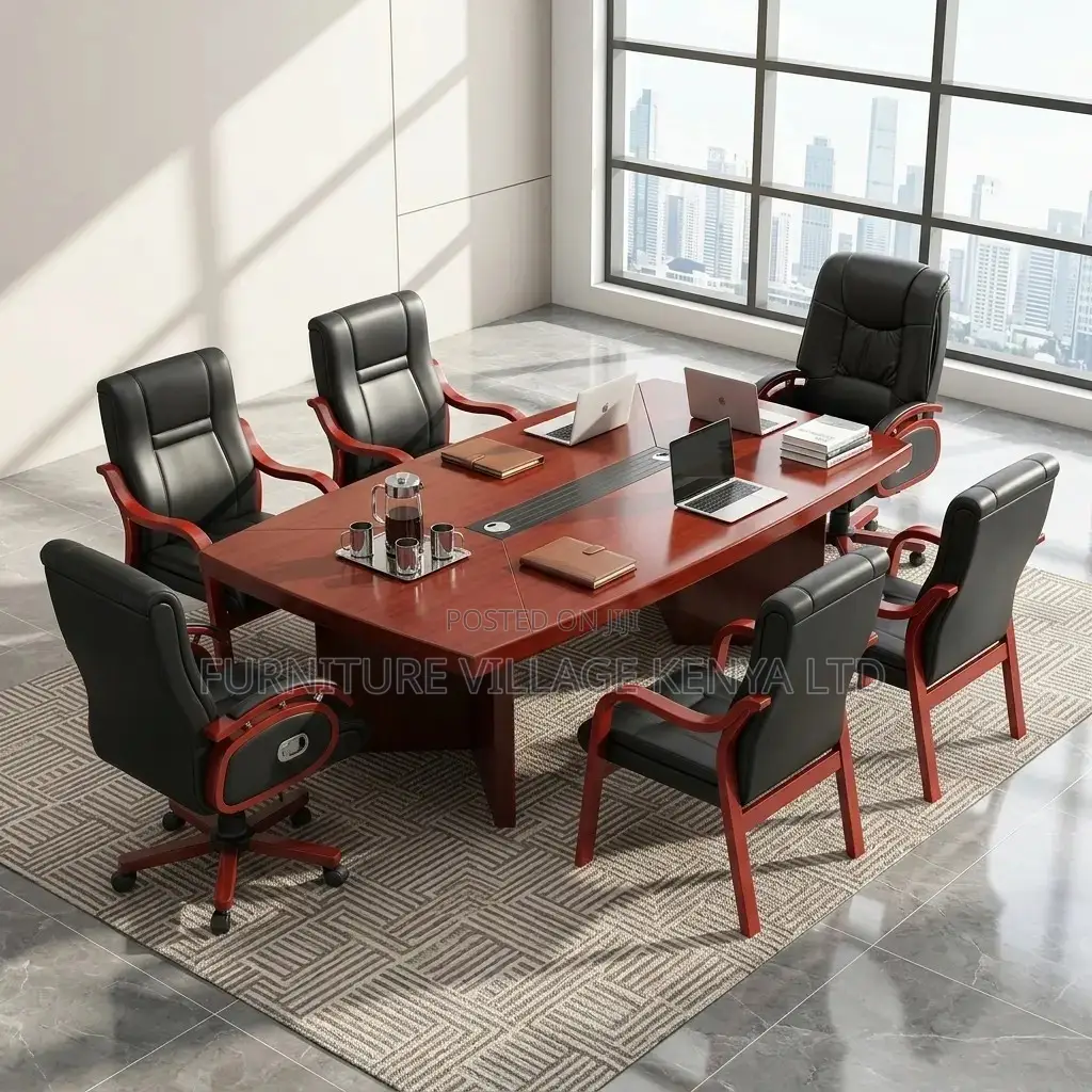 Mahogany Boardroom Table