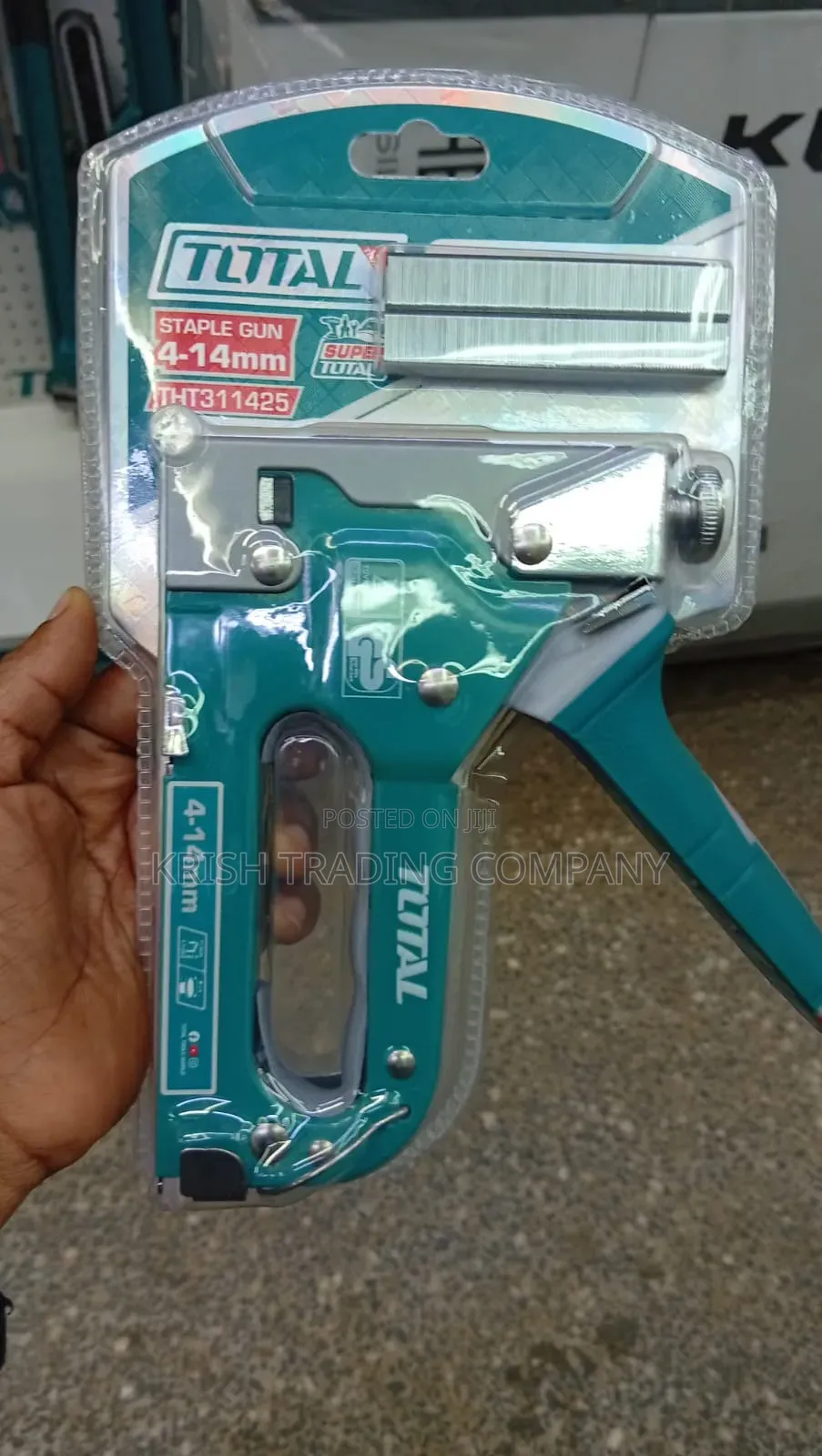 Total Heavy Duty Staple Gun 4–14mm