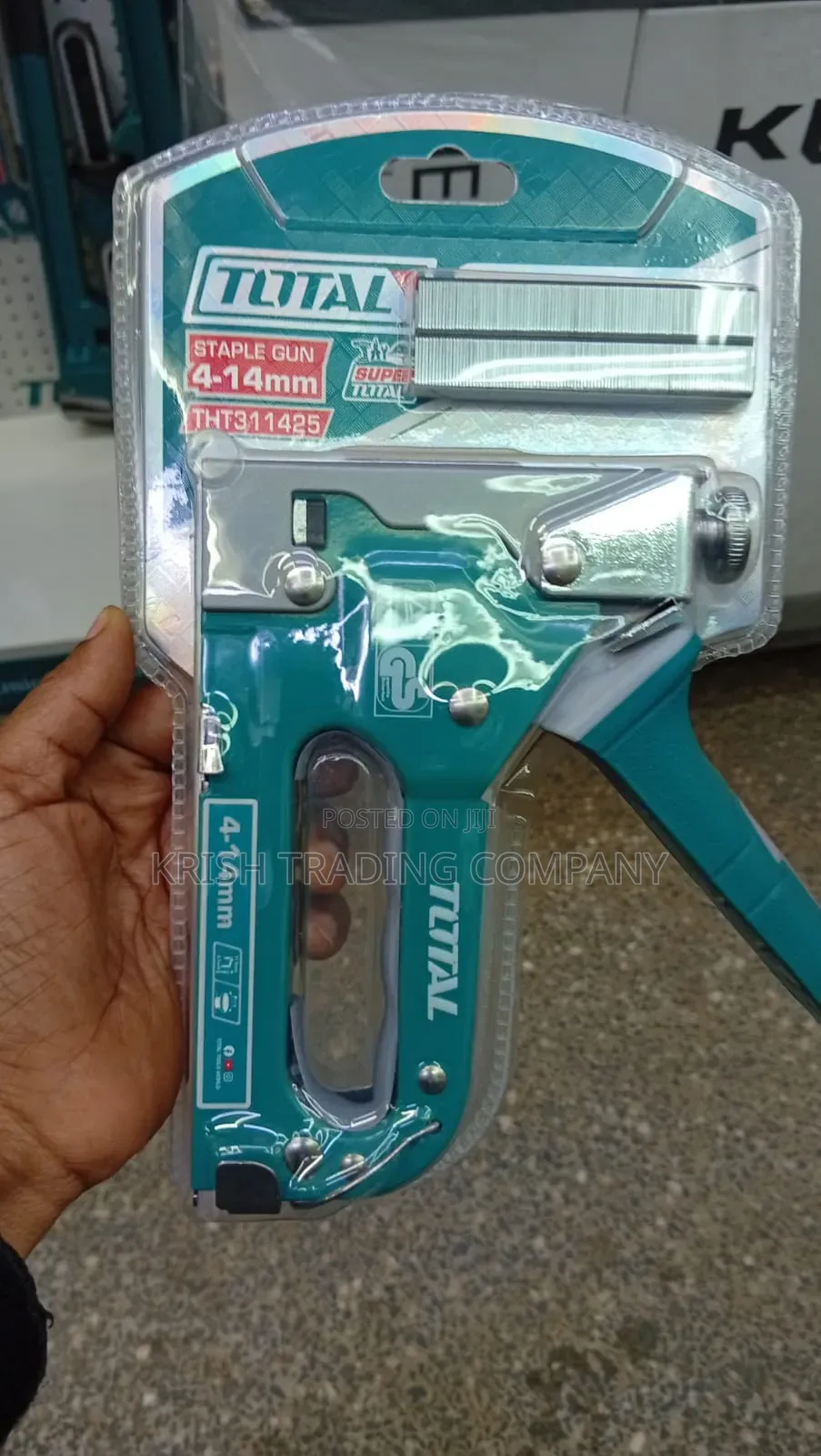 Total Heavy Duty Staple Gun 4–14mm