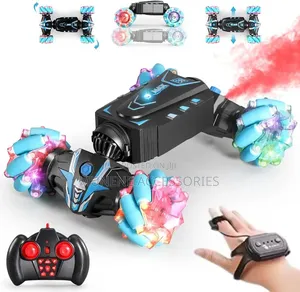 Gesture Sensing Rc Stunt Car With Light ,4wd Monster Truck 360° Flips