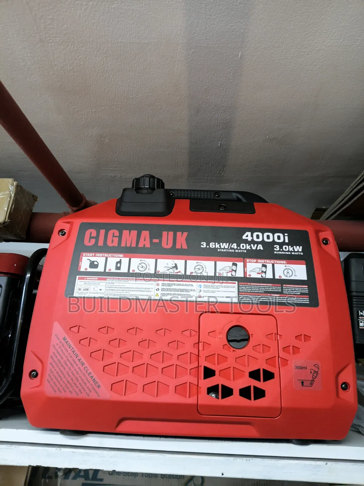 Cigma-Uk 4000i Petrol Inverter Generator