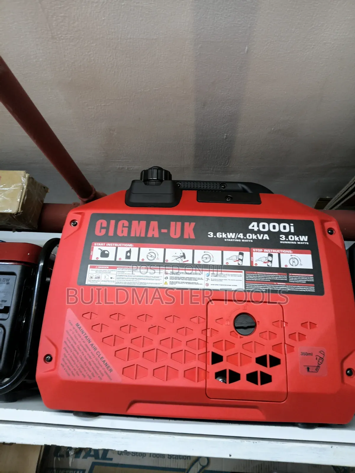 Cigma-Uk 4000i Petrol Inverter Generator