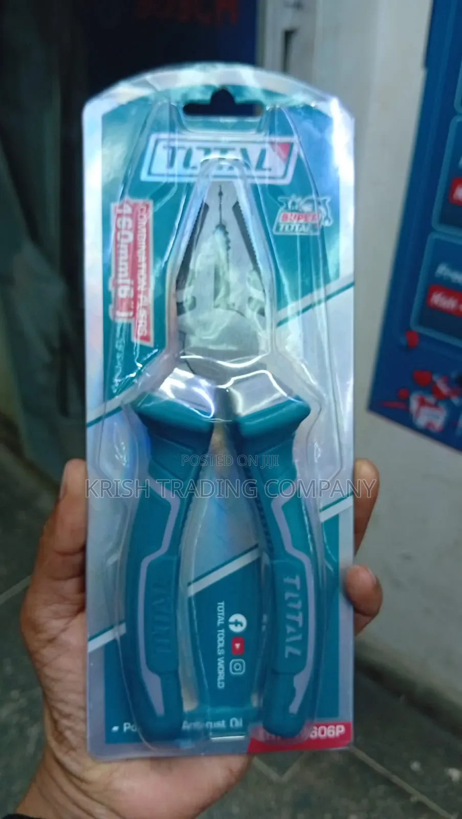 Total 160mm (6") Combination Pliers – Multi-Purpose Hand Tool