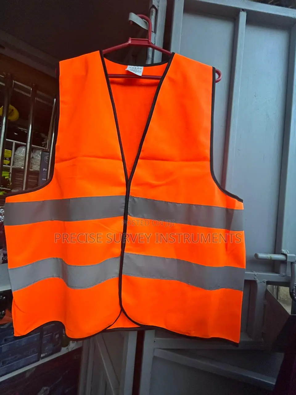 Fluorescent Reflective Vest for Worksite Protection