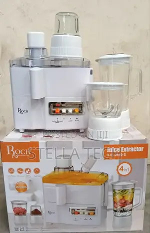 Roch 4 in 1 Juicer -Blender-Grinder and Mill Food Processor
