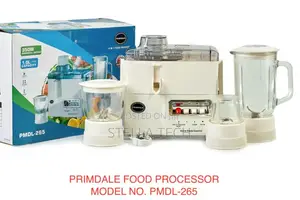 Primdale 4 in 1 Juicer -Blender-Grinder and Mill Food Processor