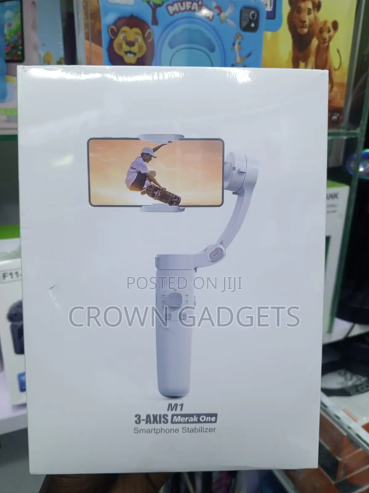 3-Axis Phone Stabilizer Compatible With Android iPhone, Merak One M1