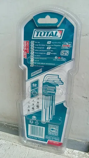 Total 9pcs Hex Key Set Tht106191