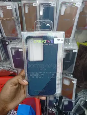 Realme C75 5g Versatile Faux Leather-Dark Blue Cover
