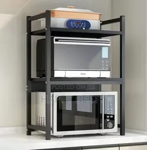 *Expandable Metallic High Quality Modern Microwave Stand*