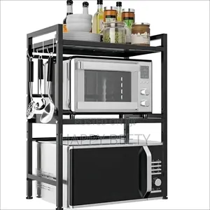 *Expandable Metallic High Quality Modern Microwave Stand*