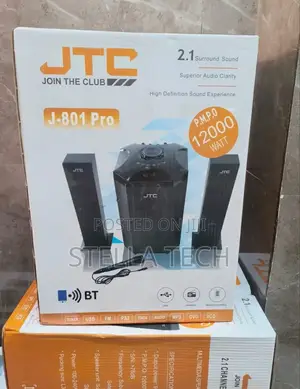 JTC Mtungi 2.1ch Hometheatre-Bt/Fm/Usb-12,000w-System
