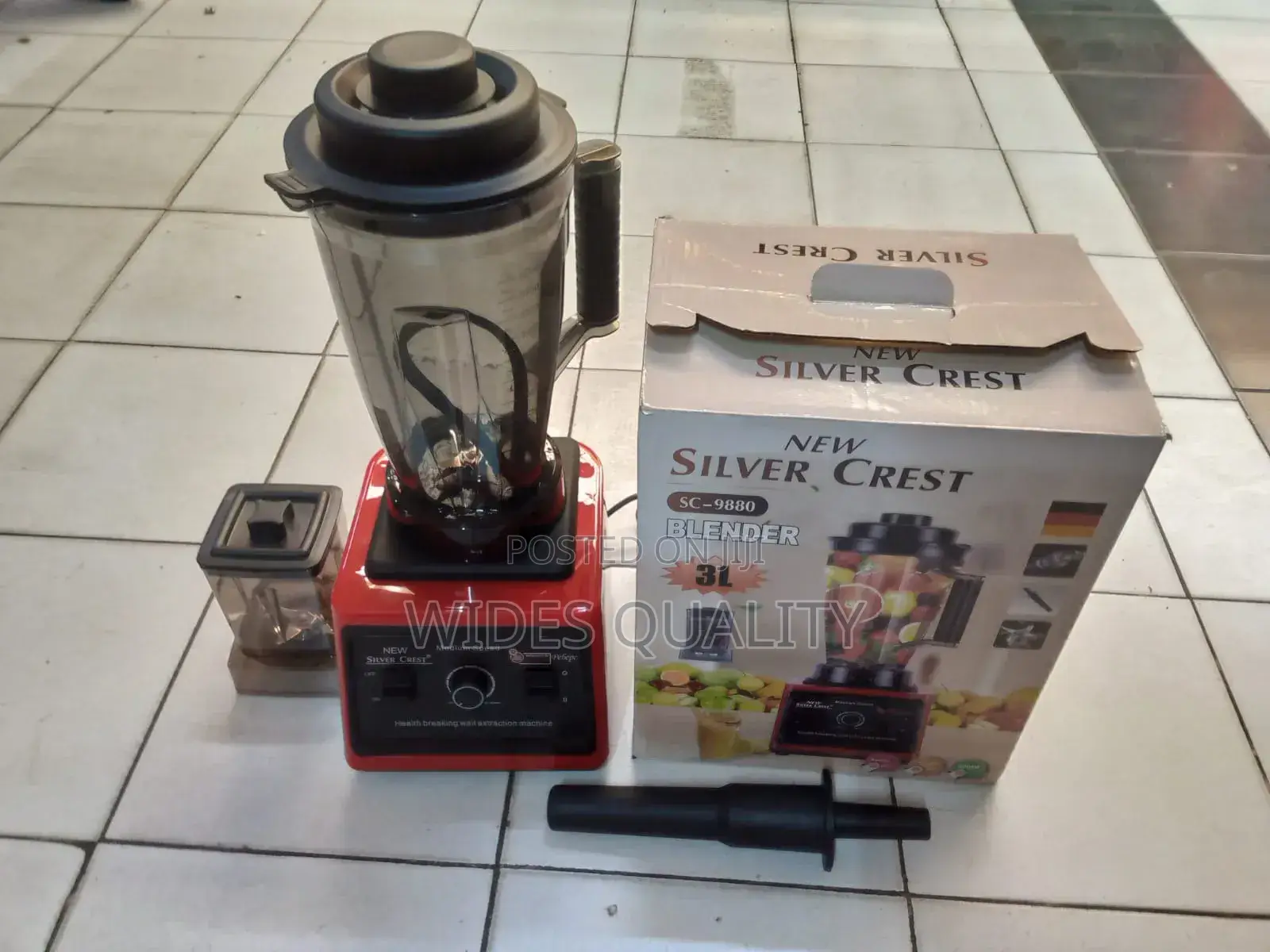 Silver Crest Blender Featuring a 3l Capacity
