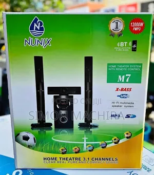 Nunix 3.1ch Nu- M7 Home Theater Speaker System