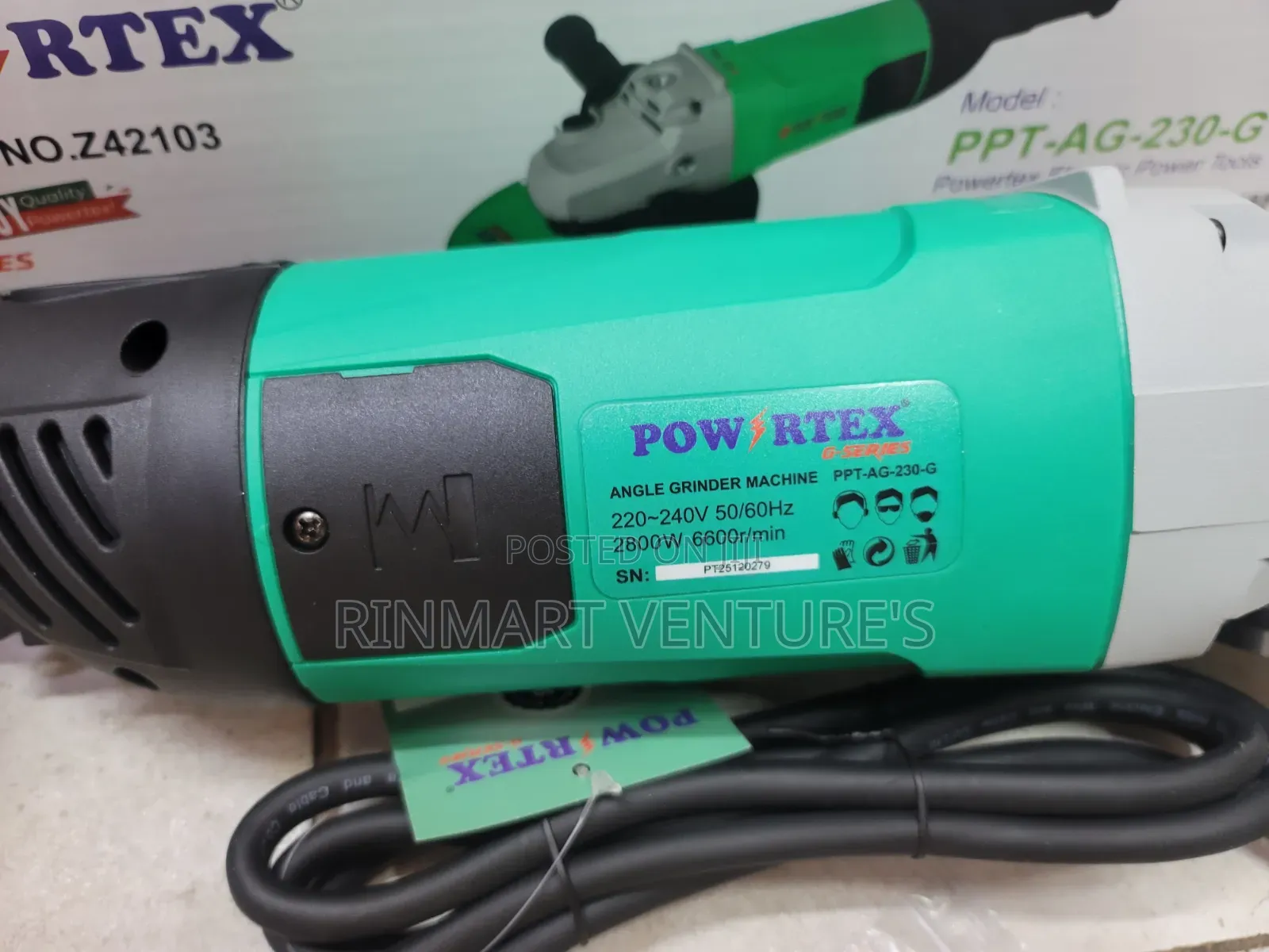 Powertex Angle Grinder 9/Electric Grinder 9"