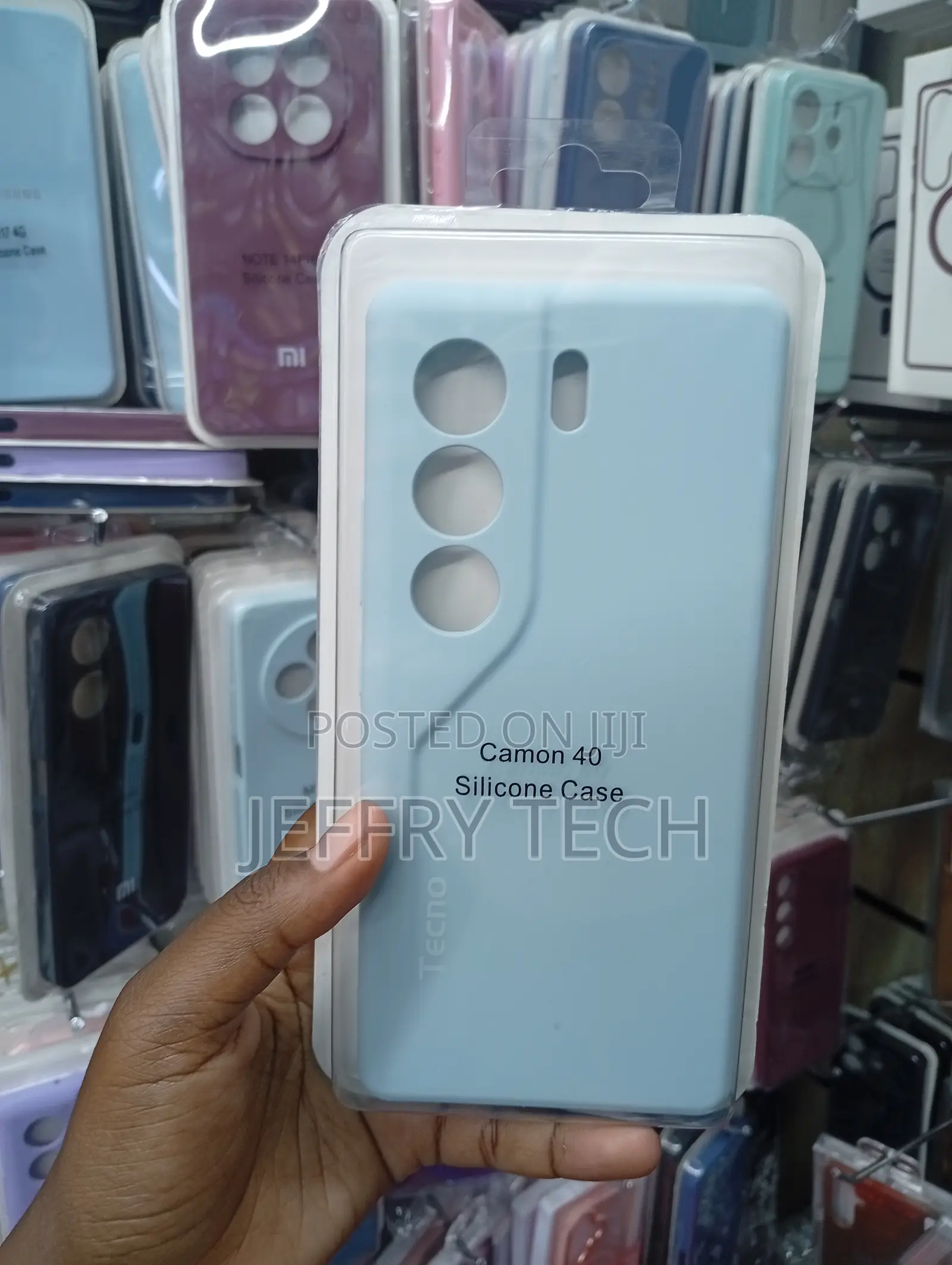 Tecno Camon 40 Soft-Touch Liquid Silicone Cover