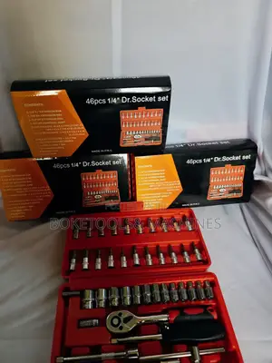 46 Pieces 1/4 ” Socket Set
