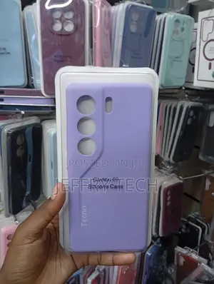 Tecno Camon 40 Anti-Slip Matte Light Purple or Lavender Silicone Cover