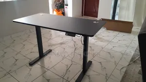 Modern Black Adjustable Electric Desk