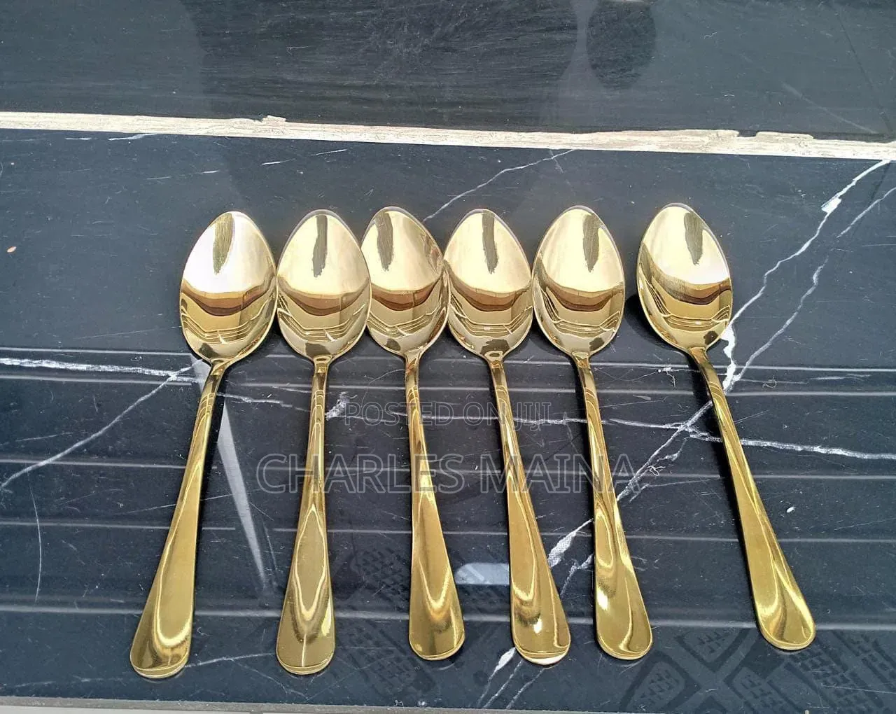 Table Gold Spoon