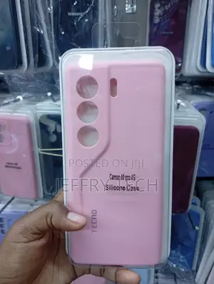 Tecno Camon 40 Pro Pink Premium Silicone Case