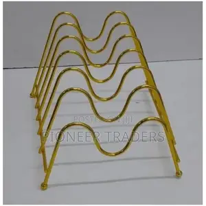 Plate Stand Gold