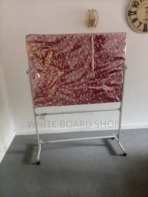 Hospital Heavy Duty Movable Notice Board 4ft X 4ft – Red