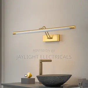 Led Indoor Decorative Bathroom Mirror Lamp With Iron Frame