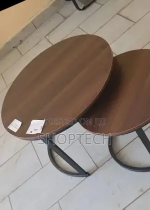 Wooden Nesting Coffee Table Marble Effect (Mdf)