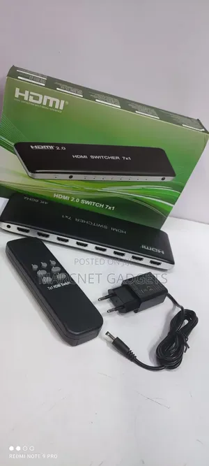 8 Way Hdmi Switch Powered 8 Input 1 Output