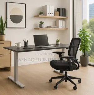 Office Table; 120cm Electric Adjustable Standing Office Computer Desk