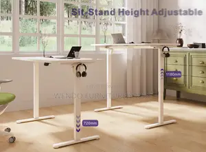 Office Table; 120cm Electric Adjustable Standing Office Computer Desk