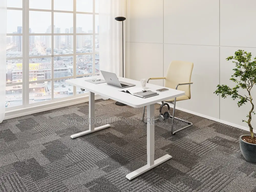Office Table; 120cm Electric Adjustable Standing Office Computer Desk