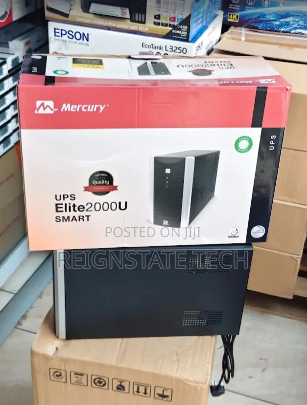 Mercury 2kva Line Interactive Ups 1200w Backup Power Supply