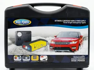 Multi-Function 12v Car Jump Starter With Portable Air Compressor.