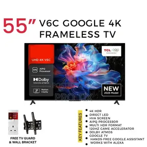 TCL V6c 55 Inch Direct Led HDR Smart Tv