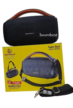 Boombest Ln-716bt Super Bass Wireless Bluetooth Speaker.