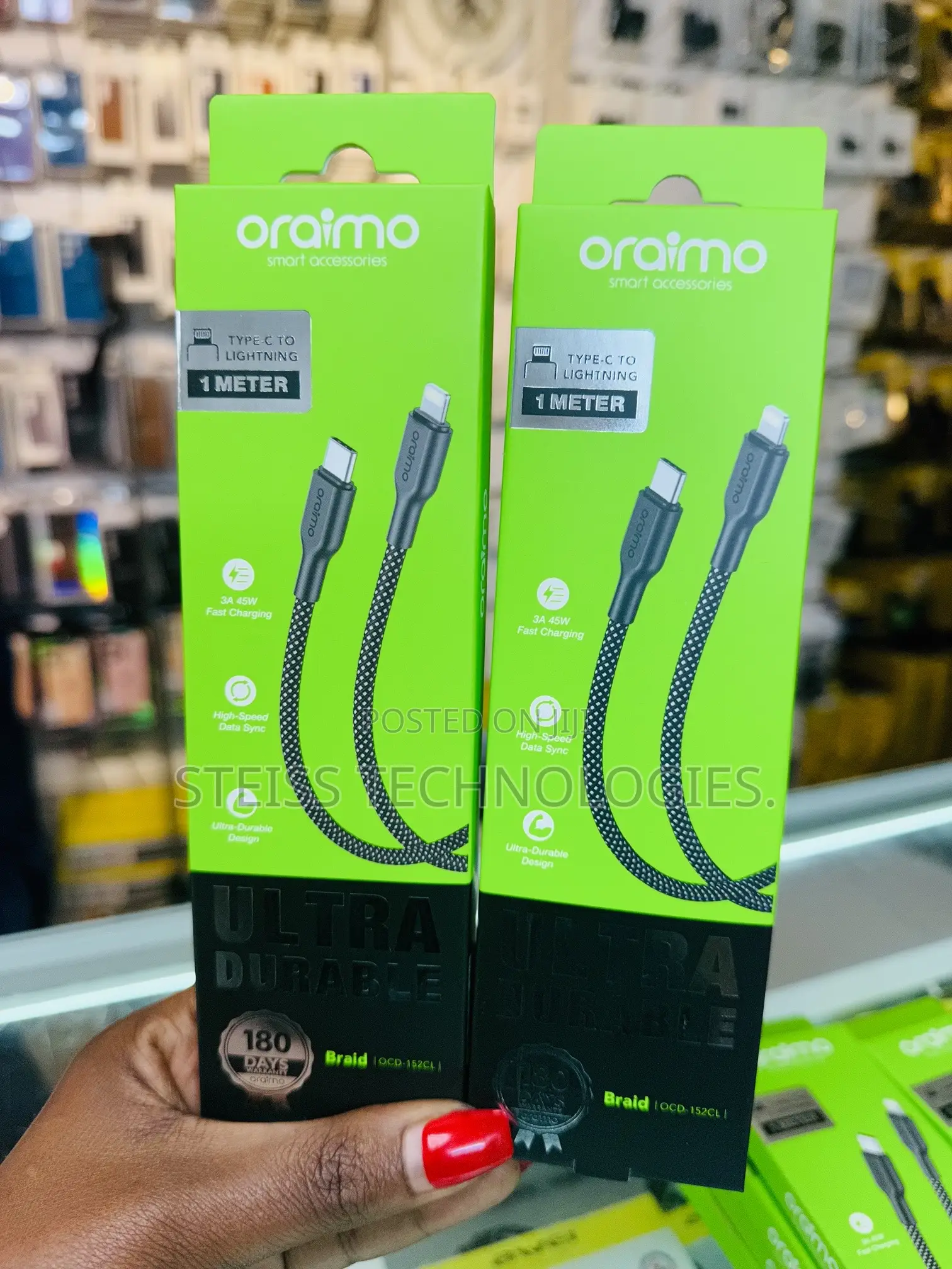 Oraimo C to iPhone High Speed Data Cable