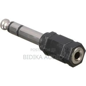 1/8" Stereo Female to 1/4" Stereo Male Adapter